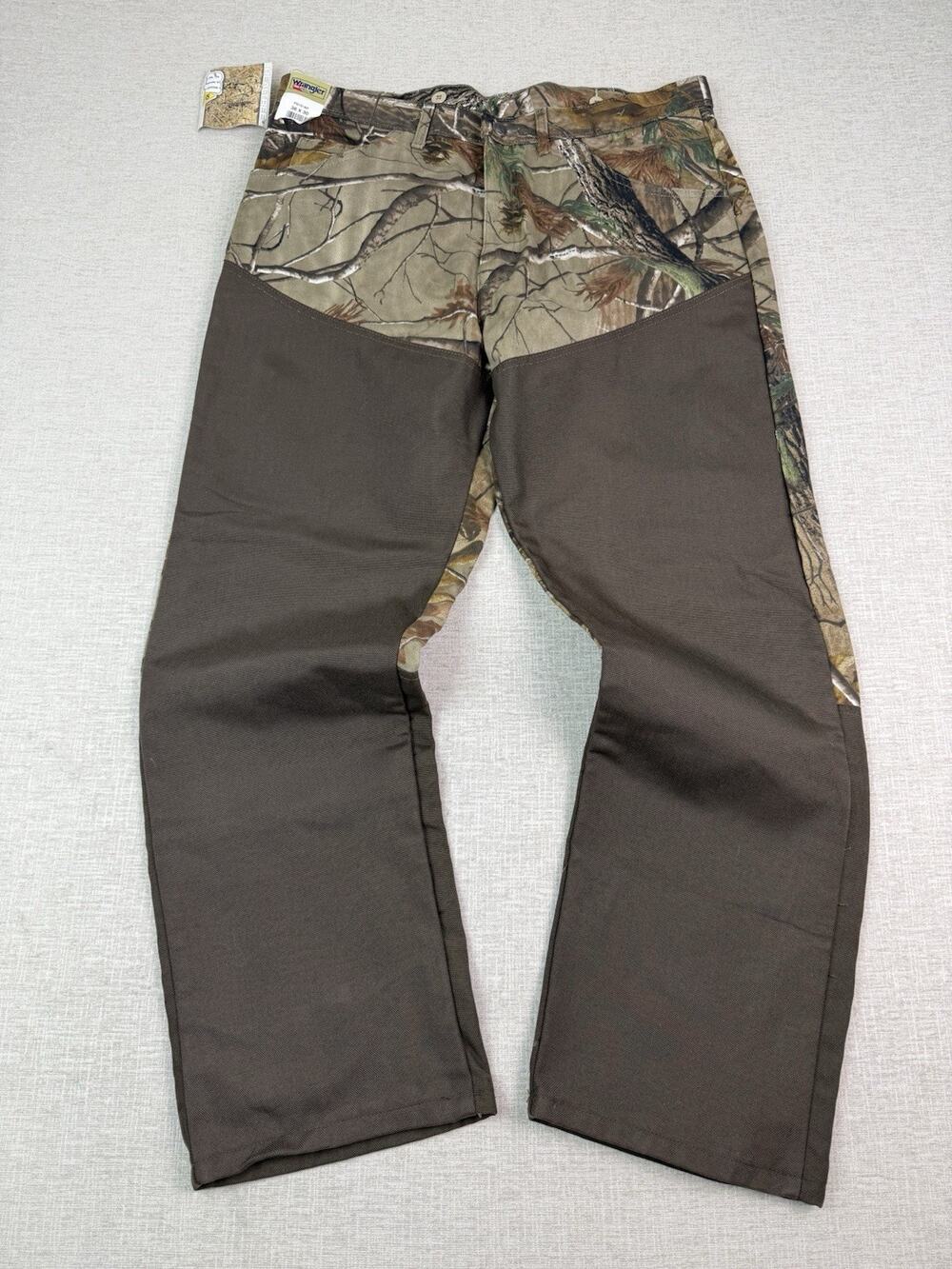 Wrangler Pro Gear Upland Hunting Pants 36x30 Realtree Camo Cordura NWT